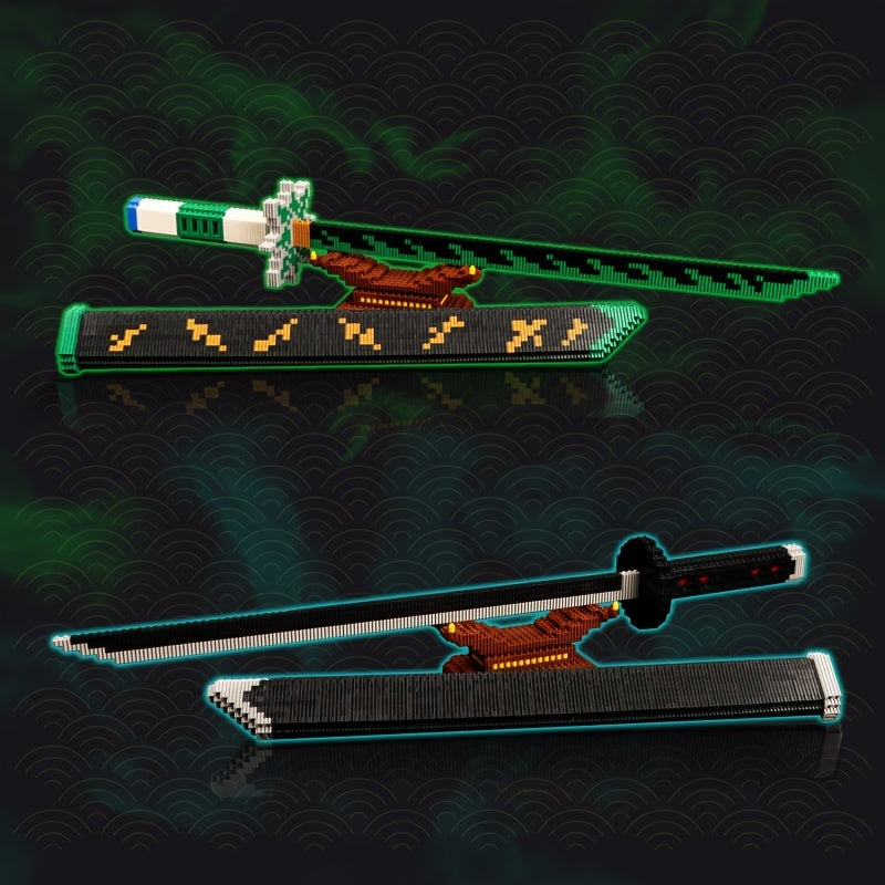 Lechuan Anime Sword Building Blocks Set - Perfect for Fans & Collectible Display