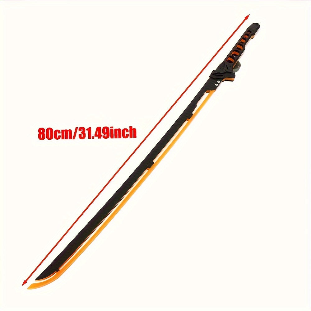Cyberpunk LED Katana - 1:1 Realistic Anime Sword Replica for Cosplay & Collectors