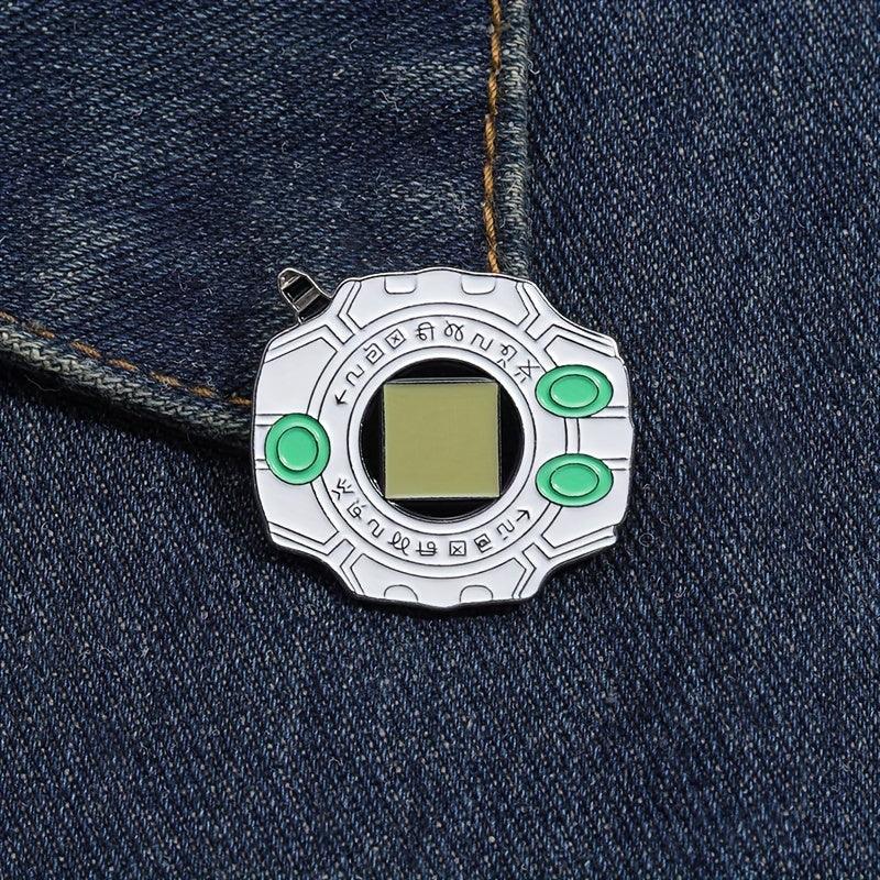 1pc Anime Digital Brooch, Accessories Gift For Men - Rexpect Nerd