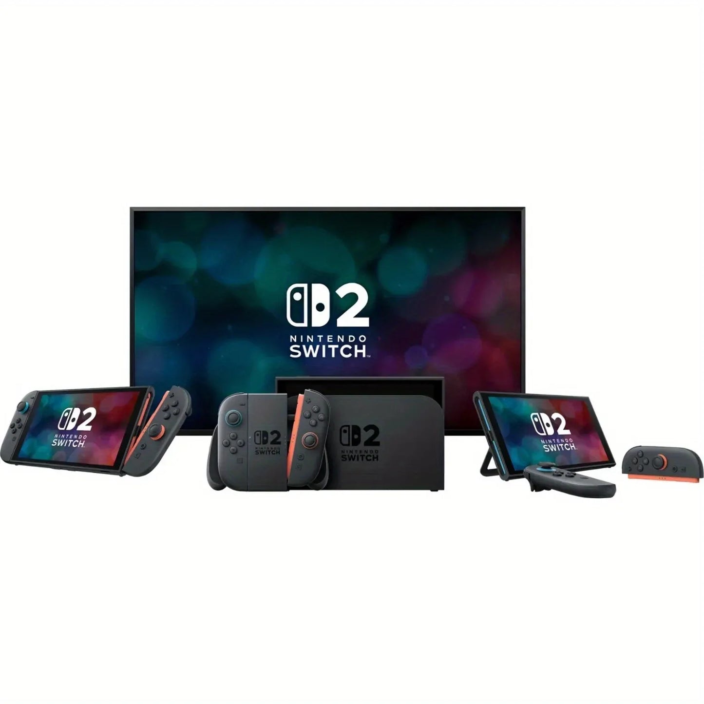 Nintendo Switch 2 System - Multi - Hong Kong Version (HK Charger with HK to US Plug Adapter)