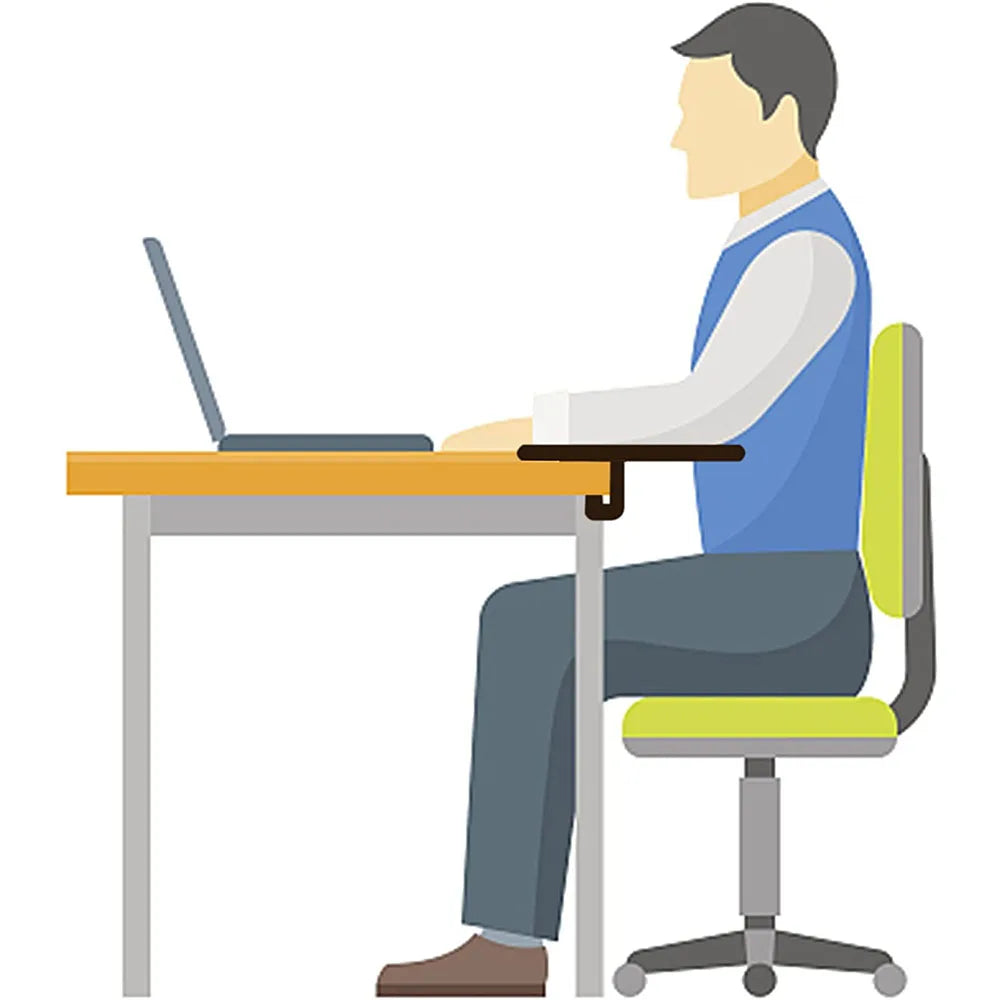 Computer Arm Rest Adjustable Mouse Pad, Ergonomic Wrist Support, Desk Chair Extender for Home Office