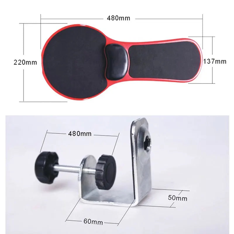 Vinlo Adjustable Computer Wrist Rest, Desk Armrest, Universal Mouse Pad, Desktop Extender, Chair Arm Extender for Home or Office