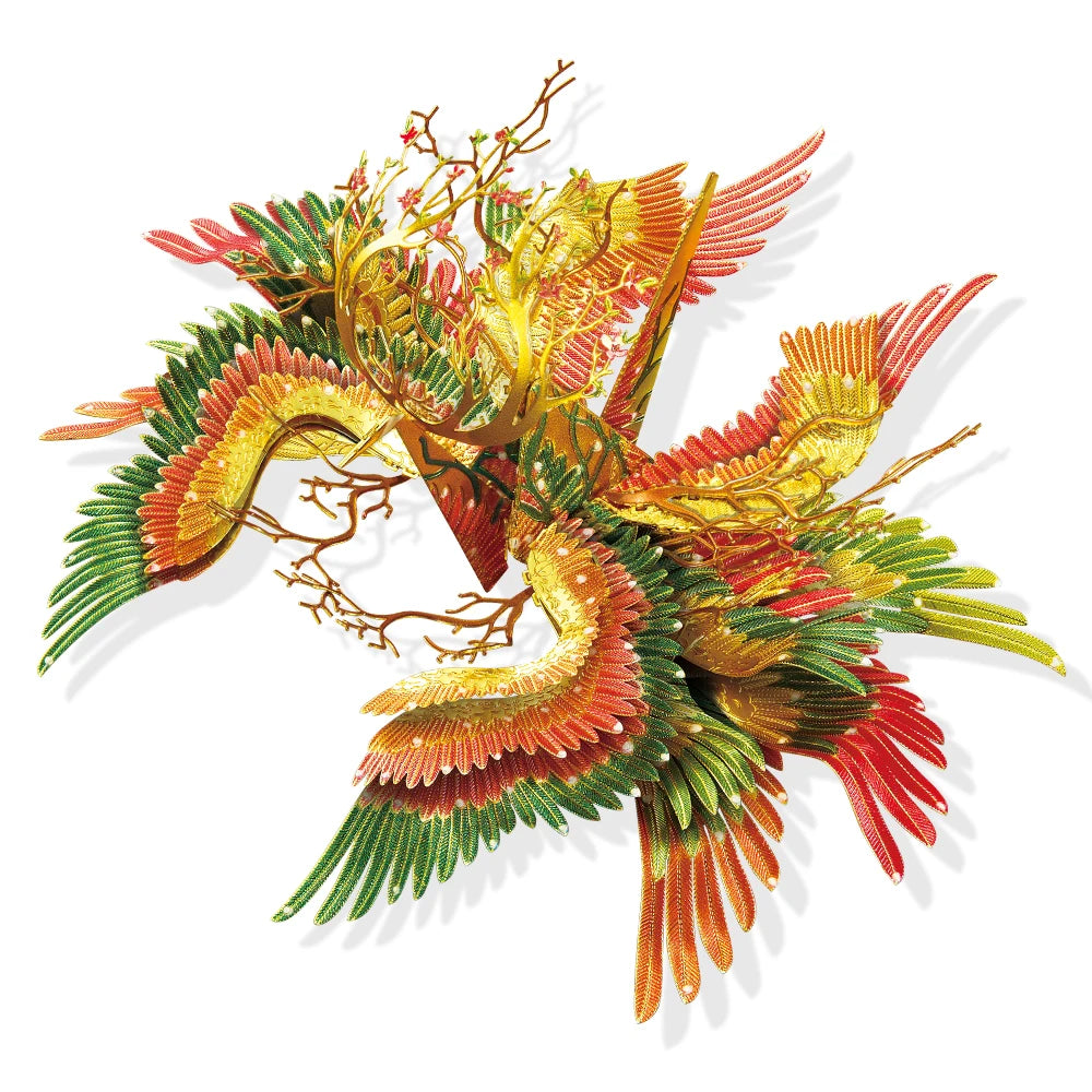 Piececool 3D Metal Puzzle-One Thousand Origami Cranes for Guard Amulet Model Building Kits DIY Jigsaw Toy For Adults
