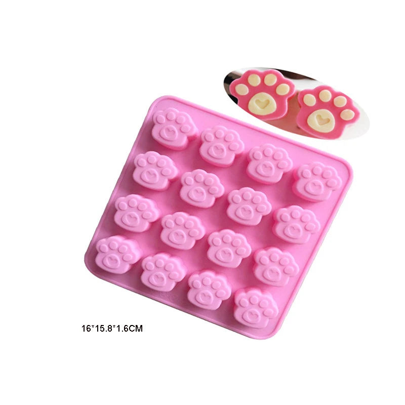 Cartoon Silicone Molds for Baking | Animal Chocolate & Soap Moulds – Stitch, Bear, Duck