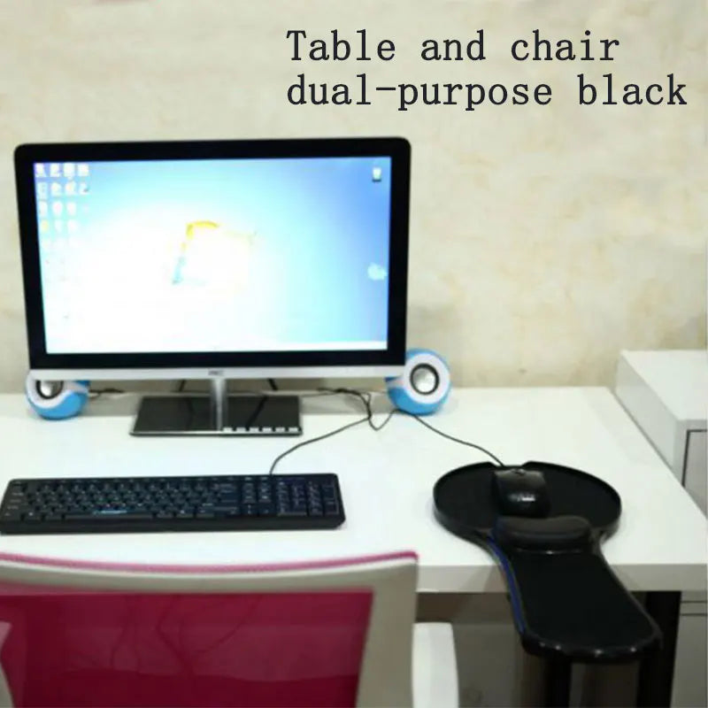 Vinlo Adjustable Computer Wrist Rest, Desk Armrest, Universal Mouse Pad, Desktop Extender, Chair Arm Extender for Home or Office