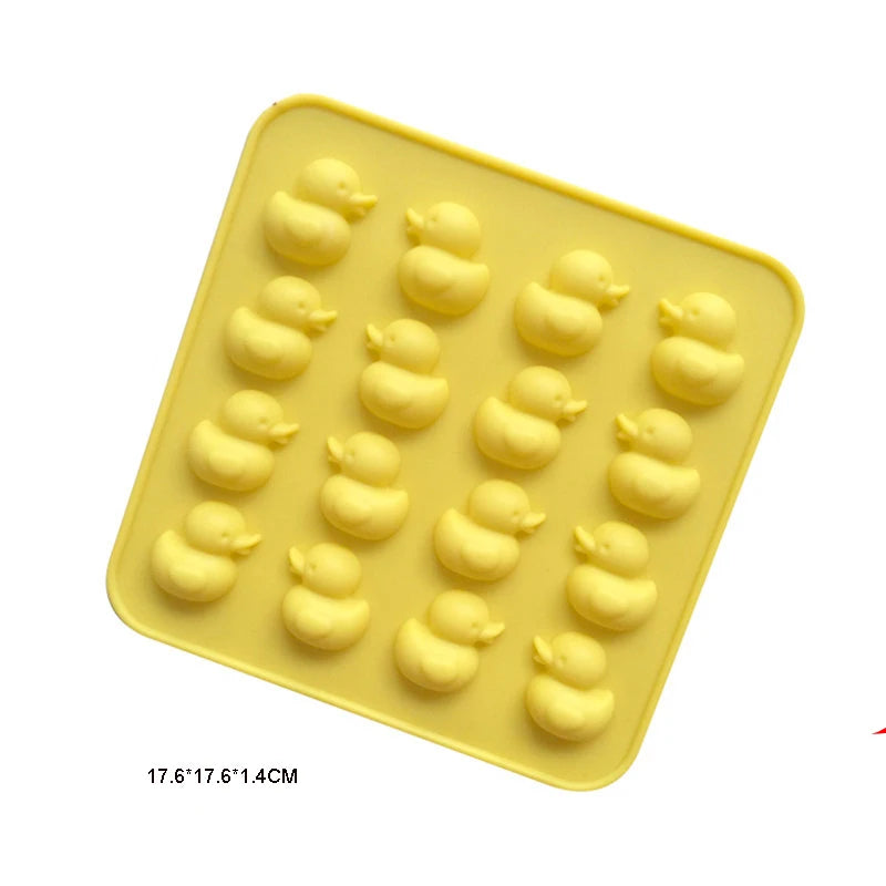 Cartoon Silicone Molds for Baking | Animal Chocolate & Soap Moulds – Stitch, Bear, Duck