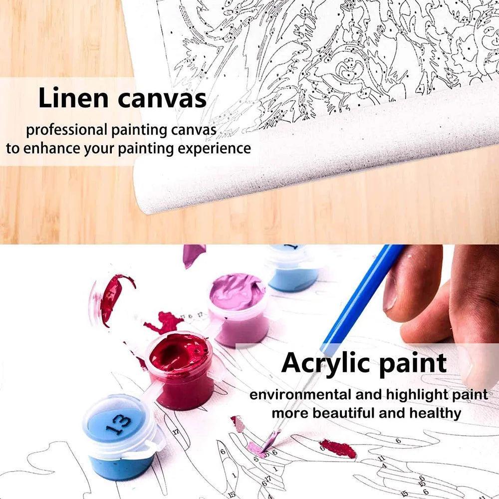 Unleash Your Inner Artist with a Captivating Anime Paint-by-Numbers Kit! - Rexpect Nerd
