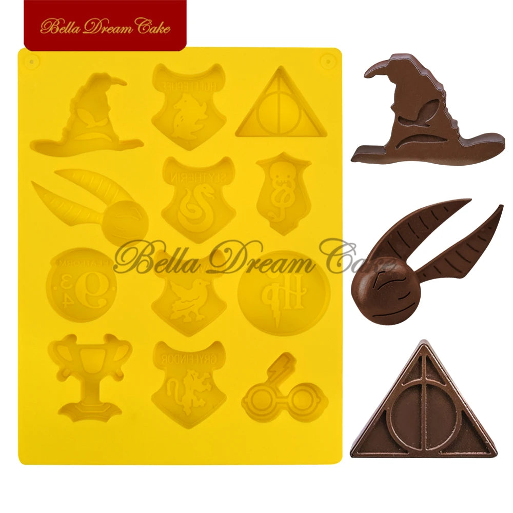3D Movie Cartoon Character Chocolate Mold DIY Creative Fondant Biscuits Mousse Mould Cake Decorating Tools Baking Accessories