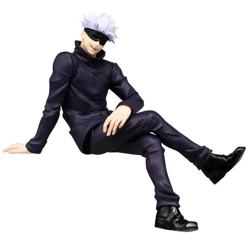 New Gojo Satoru Anime Jujutsu Kaisen Action Figure Itadori Yuji Seated Noodle Stopper Model Toys Japanese Dolls Hobbies - Rexpect Nerd