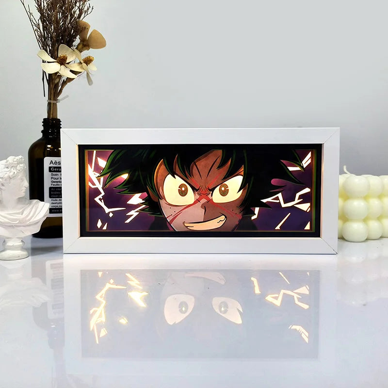 Anime LED Light Box – Manga Paper Carving Desk Lamp for Kids & Collectors