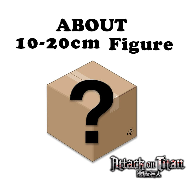 Attack on Titan Figure Anime Blind Box Mystery Box Yeager Eren Ackerman Mikasa Levi Figurines Surprise Box Desktop Decorations