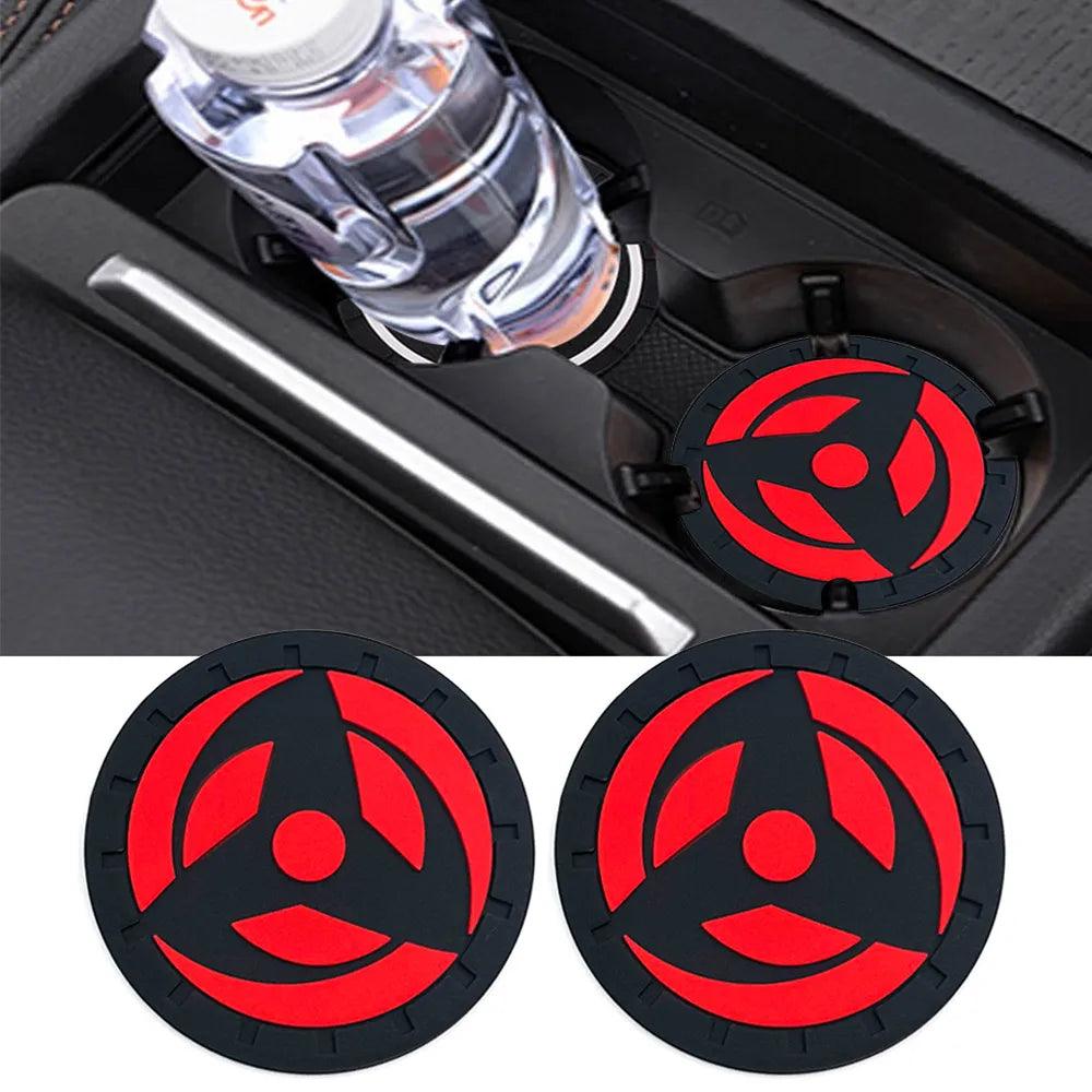 Non-Slip Car Coaster - Japanese Anime Design for Auto Accessories