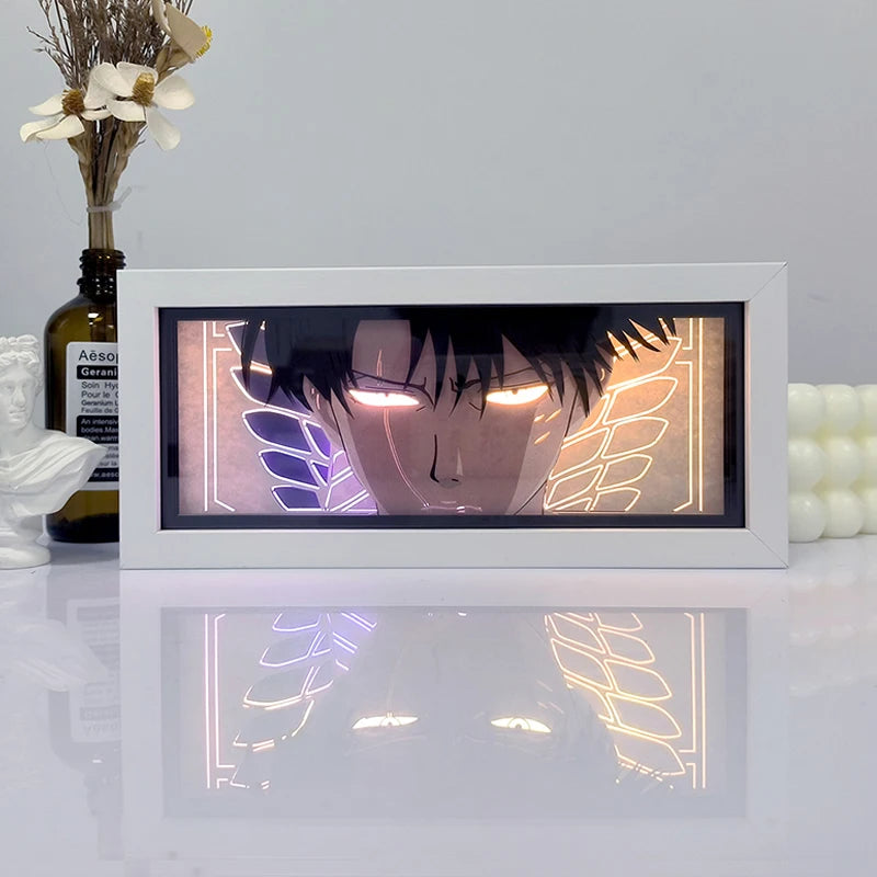 Anime LED Light Box – Manga Paper Carving Desk Lamp for Kids & Collectors