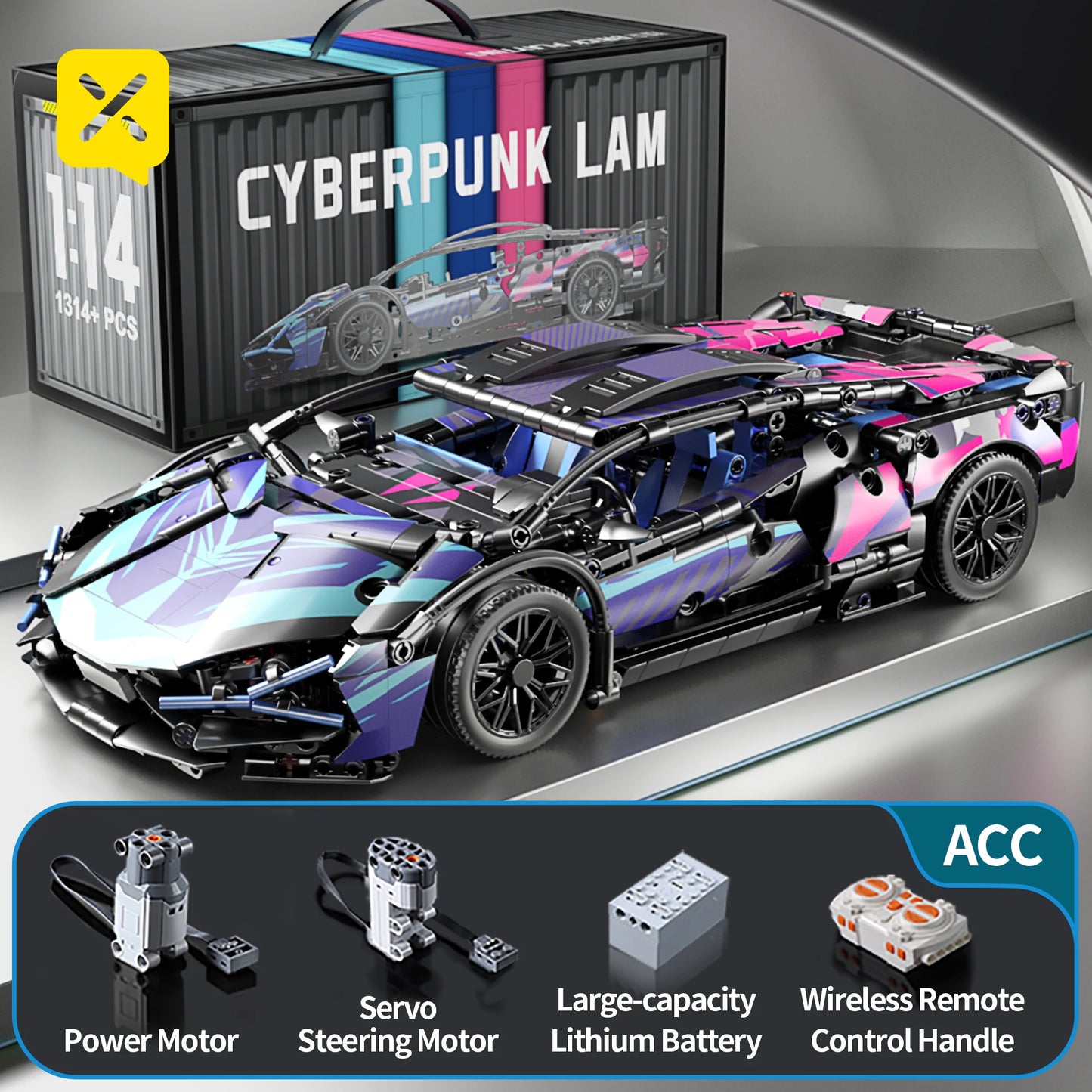 ToylinX Racing Car Model – Speedy Technical Building Blocks!
