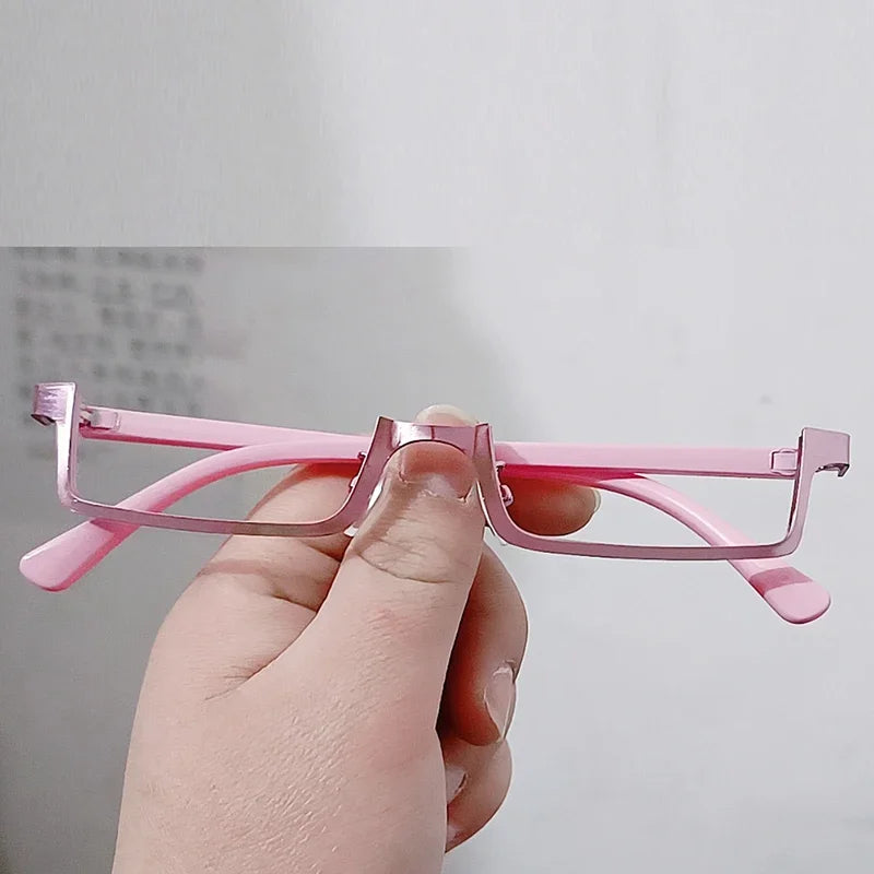 Zenin Maki Cosplay Glasses – Purple Half-Frame Anime Eyewear Prop
