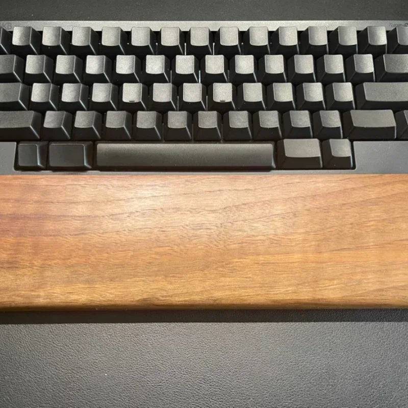 Walnut Wood Palm Rest Custom Soild Wood Mouse Rest Mechanical Keyboard Wrist Rest Accessories AntiSlip Stickers WoodenPalm Stree