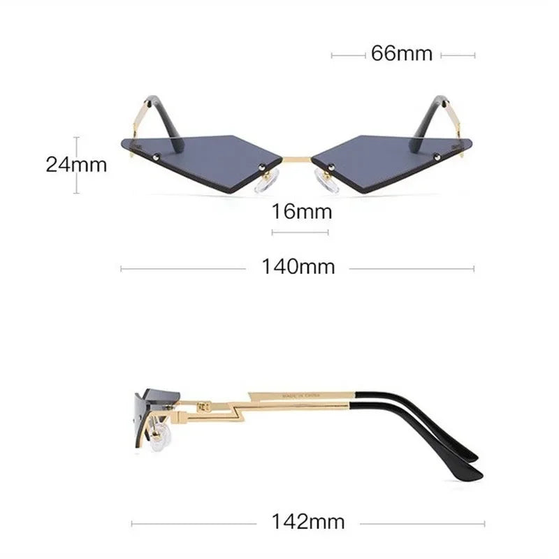 K/DA Evelynn 'The Baddest' Cosplay Glasses – Cyberpunk Sunglasses Prop
