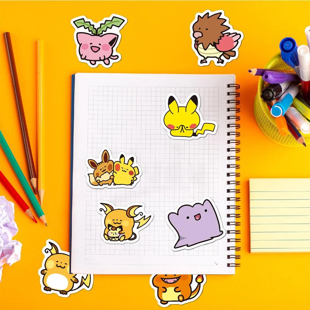 Cute Anime Pokemon Stickers for Kids Toys Waterproof Graffiti Laptop Motorcycle Stationery Decoration Sticker - Rexpect Nerd