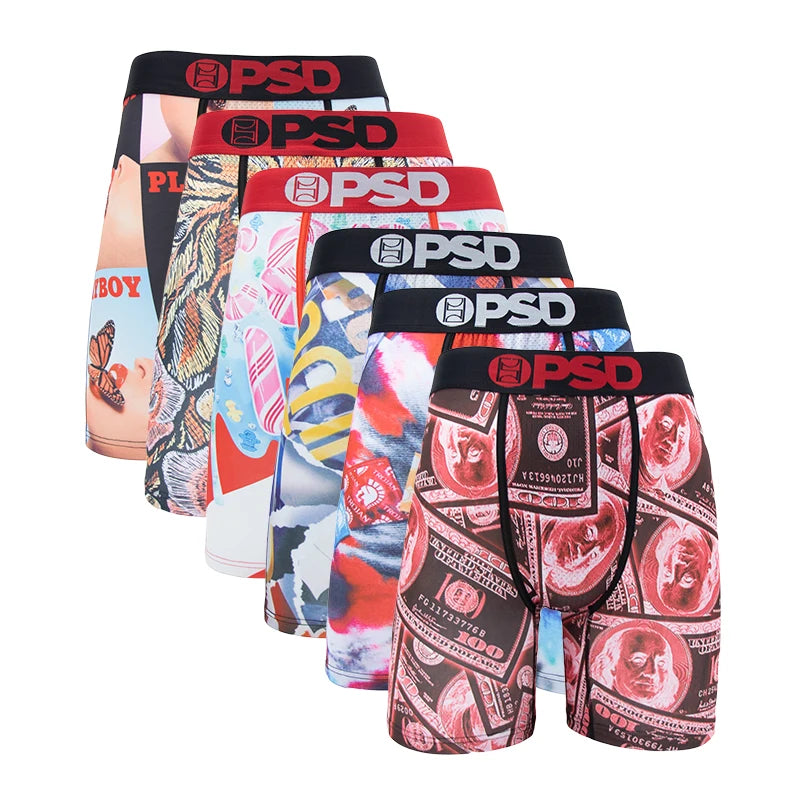 6-Pack Men’s Boxer Briefs – Breathable, Stylish & Comfortable Fit