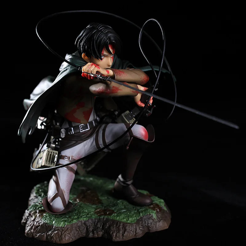 Attack on Titan Figure Anime Blind Box Mystery Box Yeager Eren Ackerman Mikasa Levi Figurines Surprise Box Desktop Decorations