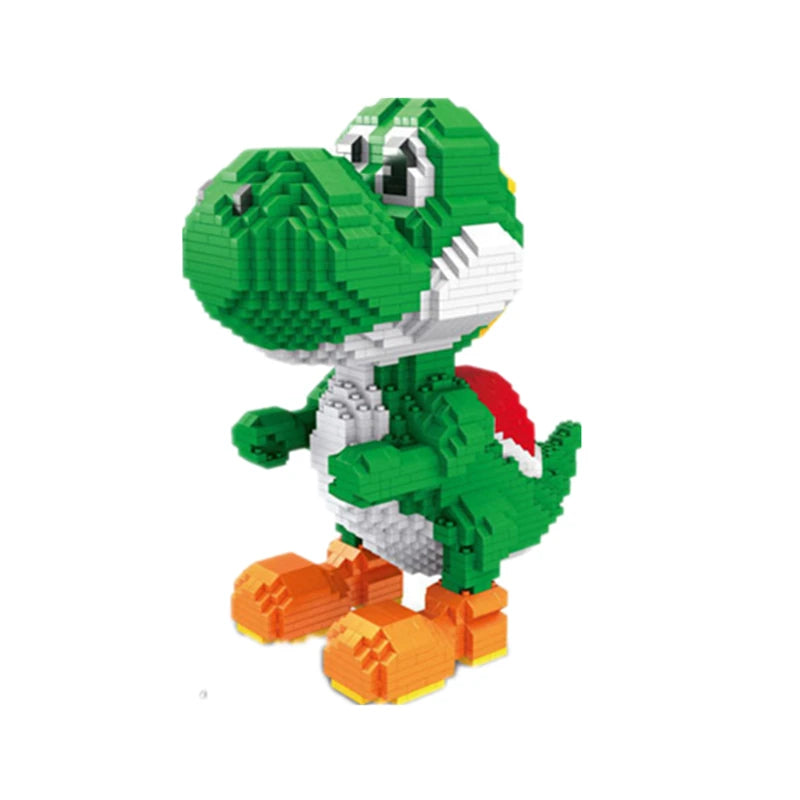 Cartoon Anime Figure Dinosaur Blocks Building Toy Anime Bricks Educational Brinquedos for Kids Gift Children Christmas Present