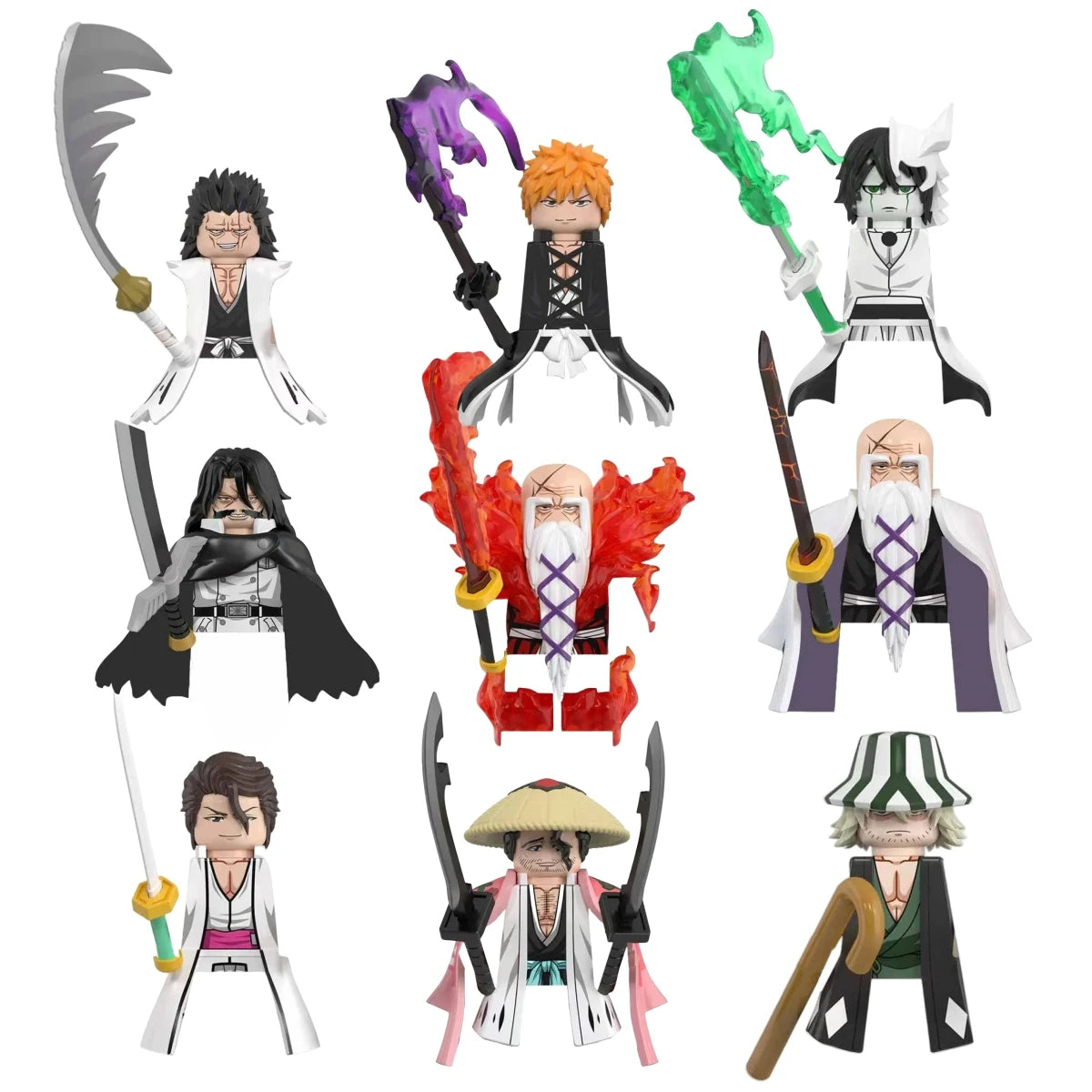 Bleach Anime Cartoon Ulquiorra Building Blocks Mini Action Figures Bricks Educational Model Christmas Gift Toys Children
