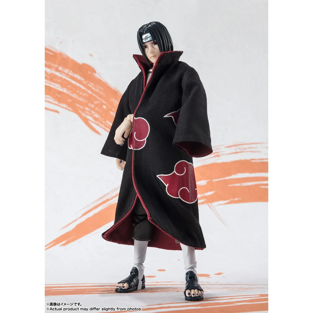 BANDAI S.H.Figuarts Itachi Uchiha Narutop99 Figure | Naruto Anime Collectible