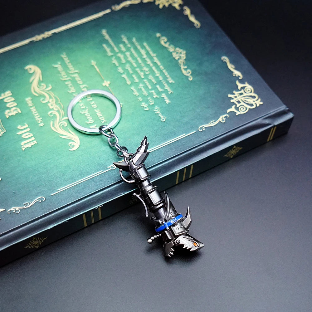 League of Legends Jinx Cannon Keychain - Stylish Game Accessory for Fans