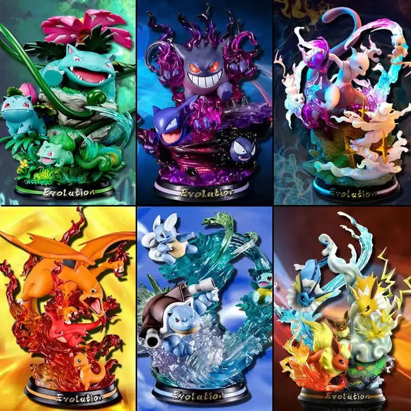 Pokemon Anime Figure Vulpix Scenes Version Figurine Toys PVC Model Collection Dolls surprise box mystery box gift for a child