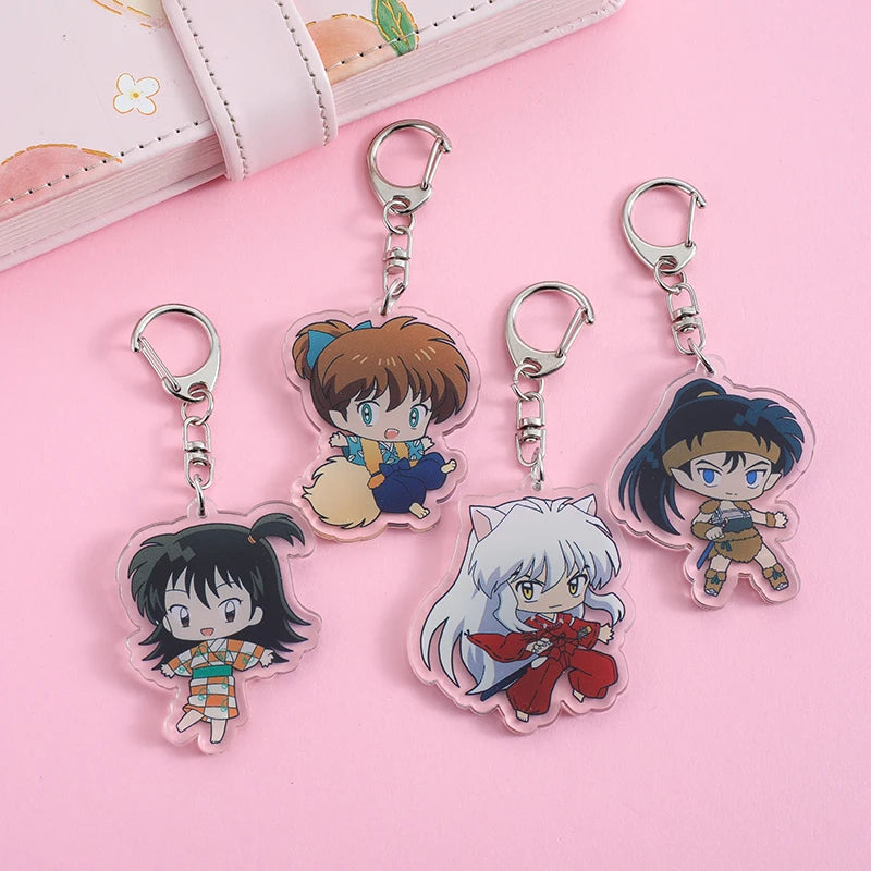 Kawaii! Inuyasha Keychains - Adorable Resin Charms