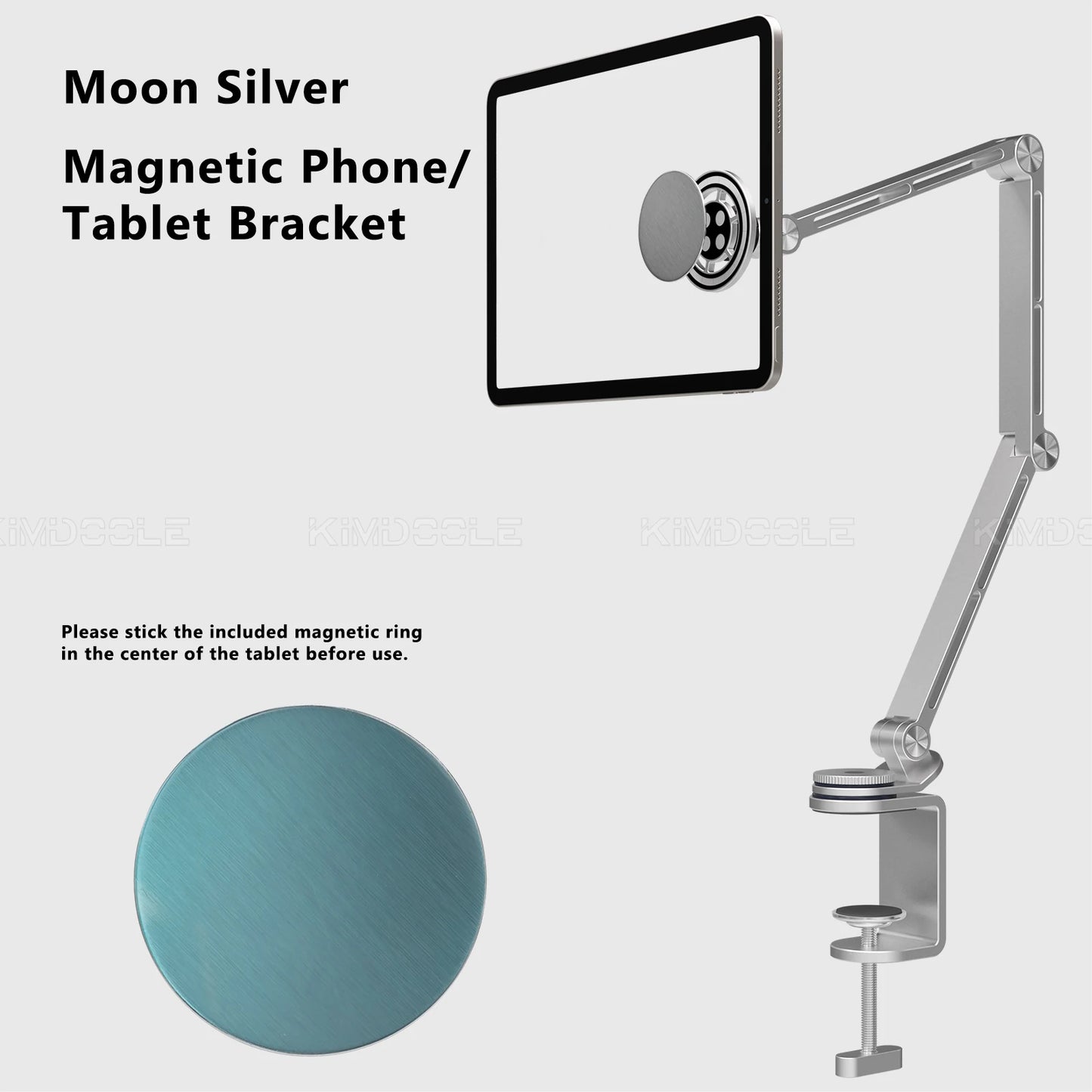 Long Arm Stand For Monitor Stand iPad Galaxy Xiaomi Tablet Kindler Tablet Desk Holder Magnetic Bed Phone Stand Clip Mount