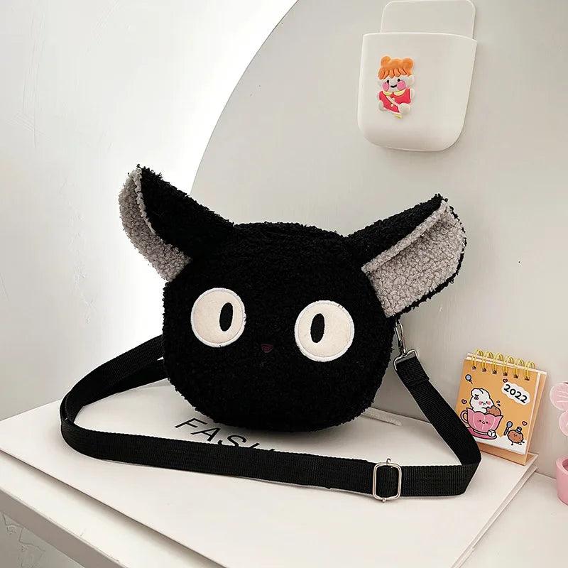 Kawaii Cartoon Plush Shoulder Bag - Adorable Women’s Crossbody for Phones & Accessories