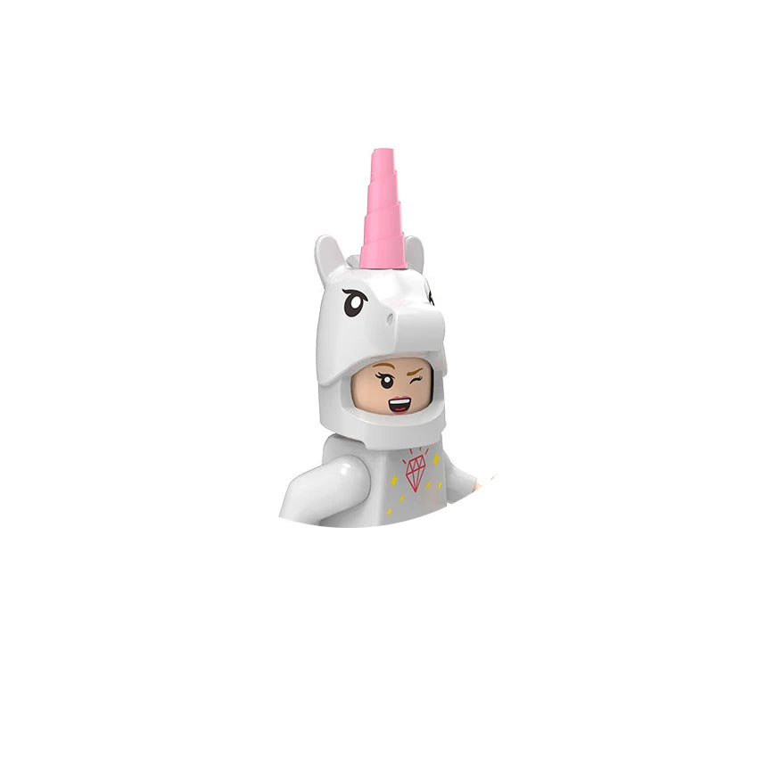Girl Classic Movie Series Mini 3D Character Model Set Building Blocks Assembling Toys Children's Birthday Gifts Boys Girls