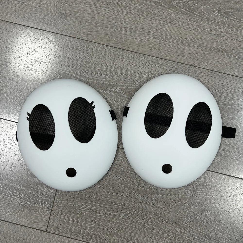 Shy Guy Cosplay Mask - Fun Plastic Mask for Halloween, Carnival, and Party Costumes