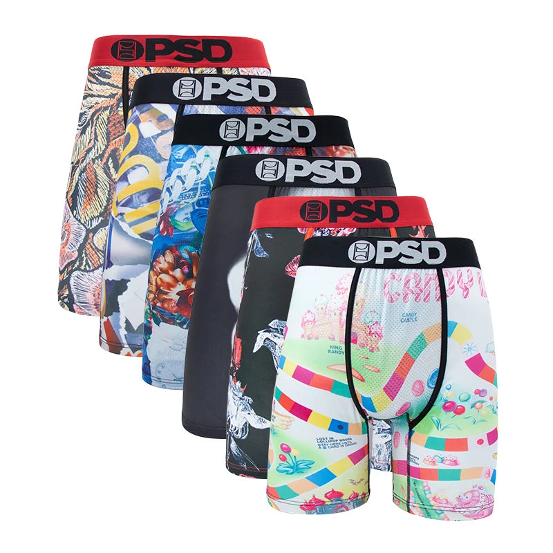 6-Pack Men’s Boxer Briefs – Breathable, Stylish & Comfortable Fit