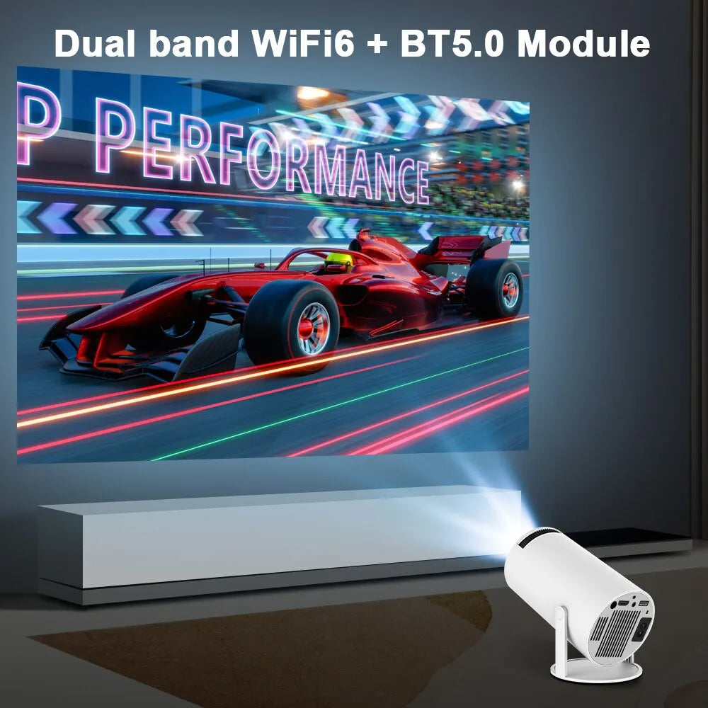 Magcubic 4K Android 11 Projector – Portable Home Cinema with WiFi6, Bluetooth 5.0, and Auto Correction