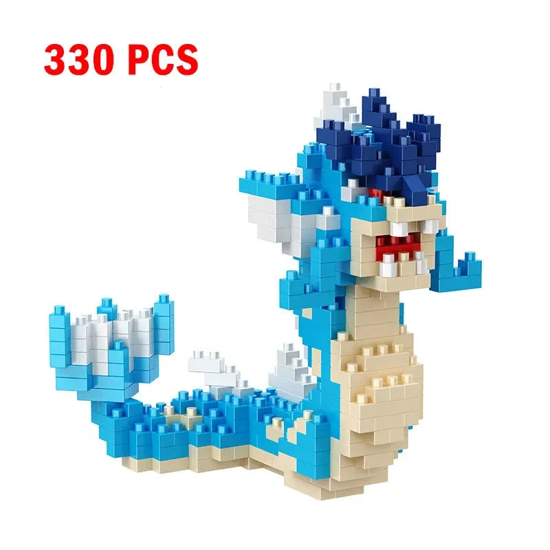 66pcs Pokemon Small Building Nanoblock Cartoon Pikachu Animal Model Education Game Graphics Pokemon Toys For Kids Birthday