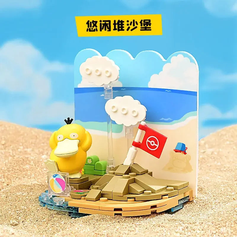 Pokemon Cartoon Pikachu Building Blocks Bulbasaur Toy Children's Assembled Model Pet Elf Kid Children Gift Compatible With Lego