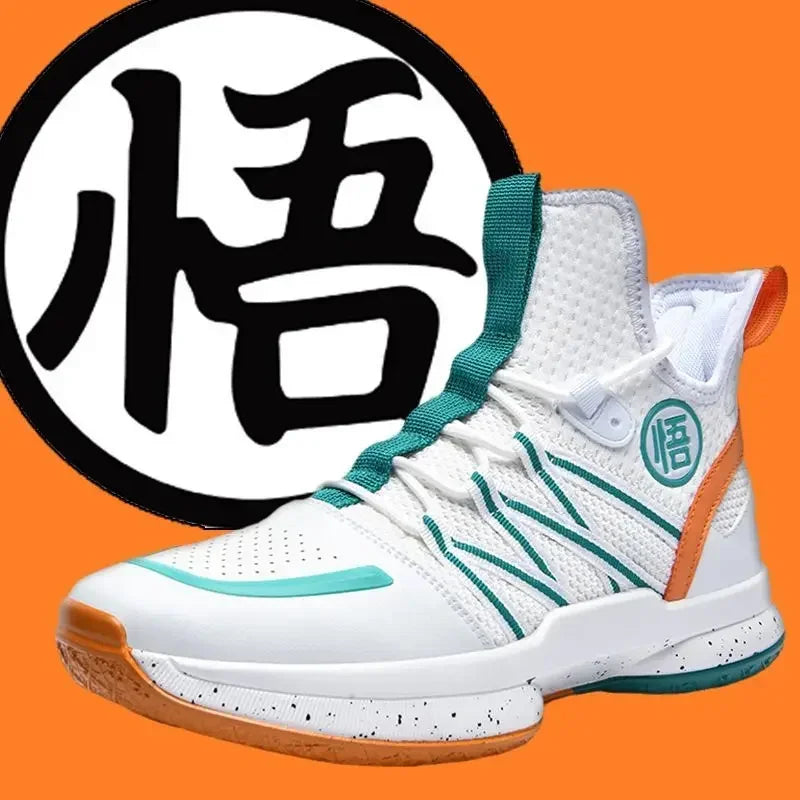Anime Dragon Ball Son Goku Kakarotto Basketball Shoes – Non-Slip Sneakers for Men & Women