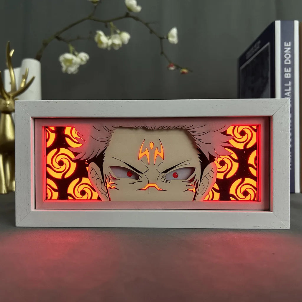 Anime LED Night Light – Demon Slayer, Chainsaw Man & Berserk Lamp