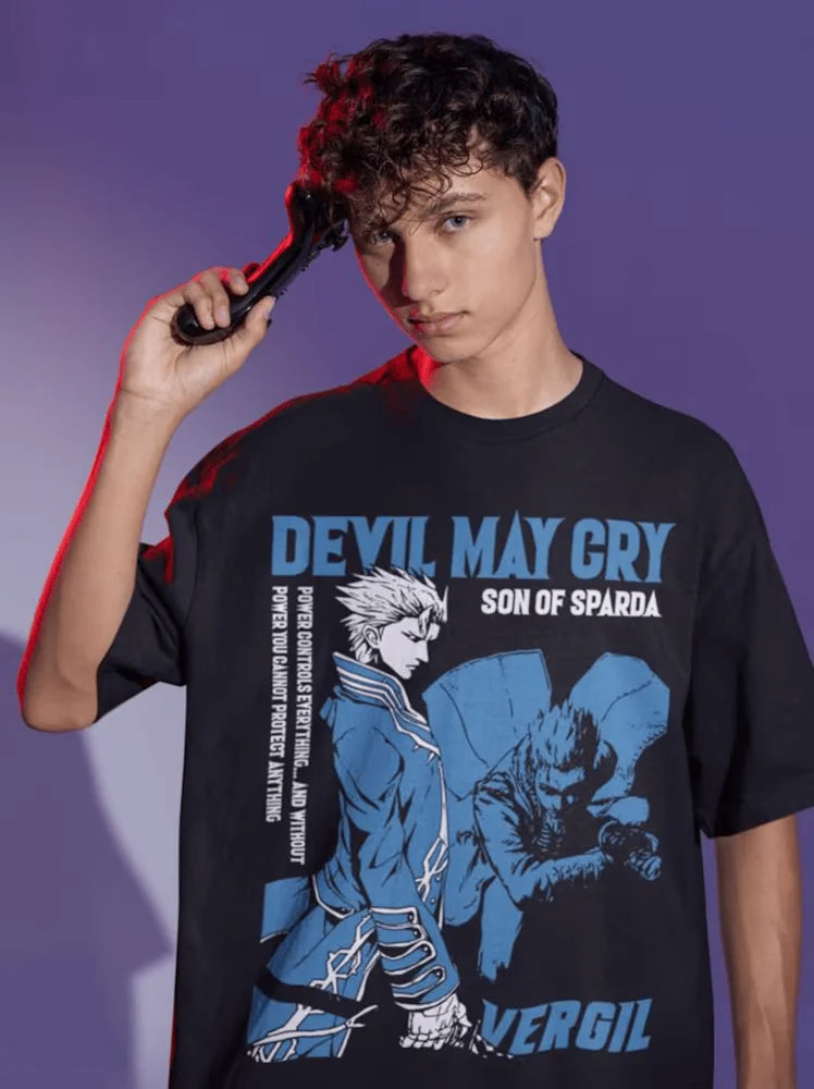 Devil May Cry virgil Unisex Men's Cotton T-Shirt All Size