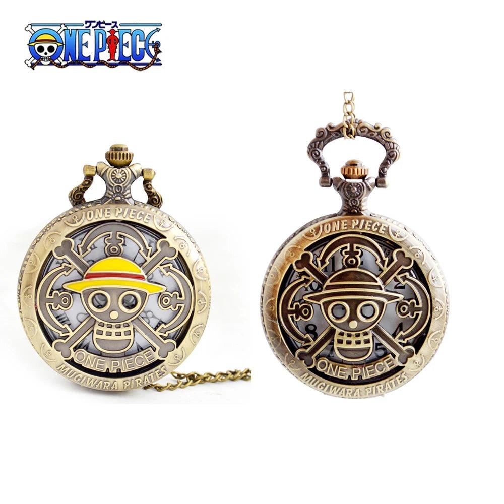 One Piece Vintage Pocket Watch - Bronze Anime Accessory for Fans