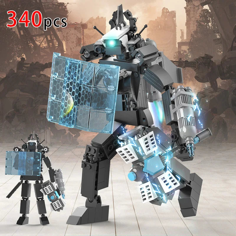 MOC Skibidi Toilet Building Blocks Set Titan Speakerman Cameraman Tvman Bricks DIY Model Toys For Kid New Year Birthday Gifts