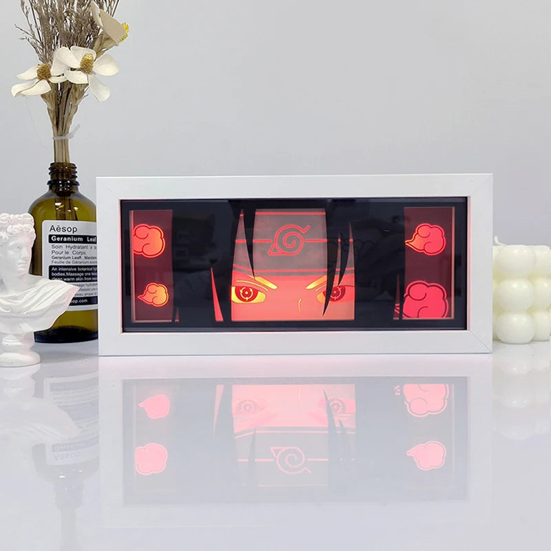 Anime LED Light Box – Manga Paper Carving Desk Lamp for Kids & Collectors