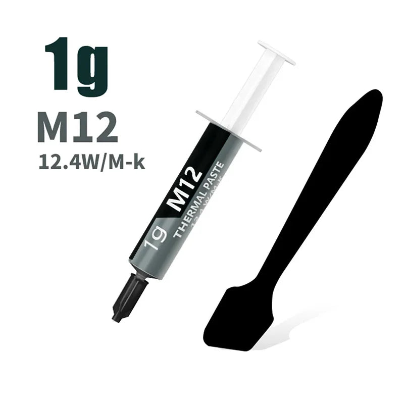 COOLCIRC Thermal Paste Performance Thermal Conductive Grease Paste 12.4 W/MK 1/4/8/15/30g For Game PC PS5 CPU GPU Cooling