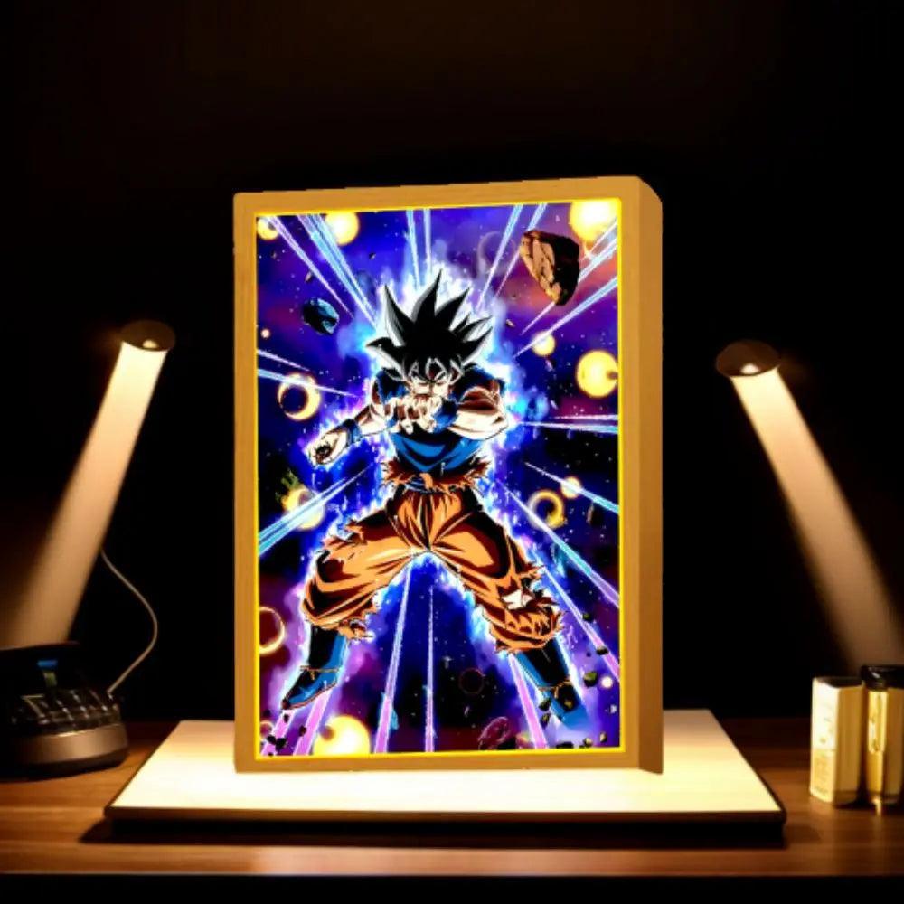 Illuminate Your Dragon Ball fandom with a Multifunctional Light Painting Moon Lamp! - Rexpect Nerd