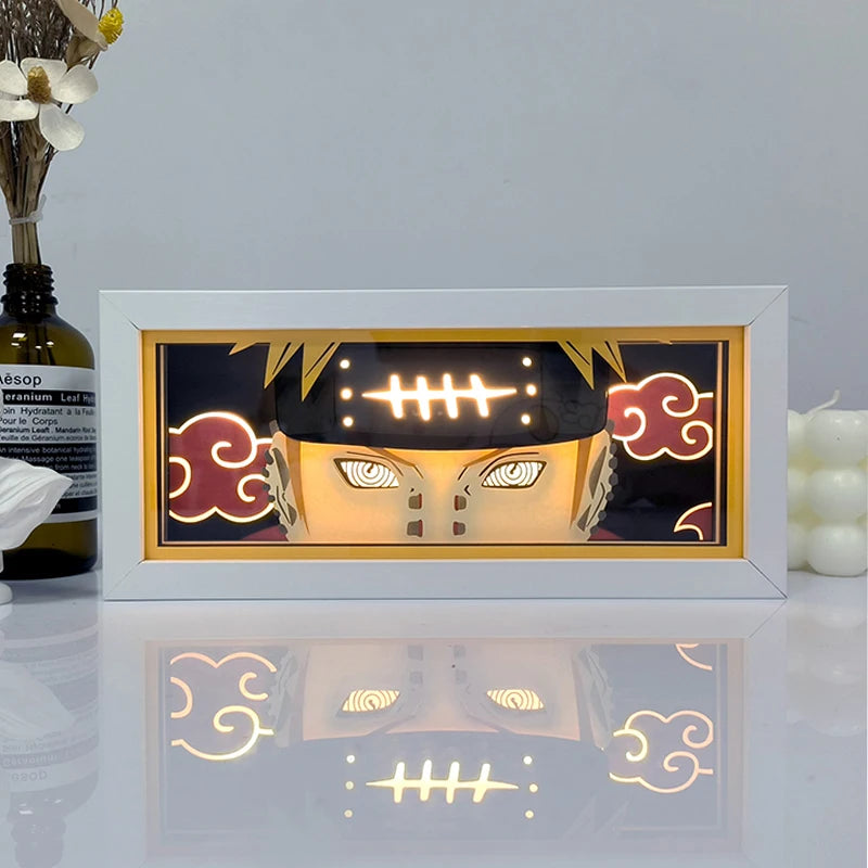 Anime LED Light Box – Manga Paper Carving Desk Lamp for Kids & Collectors