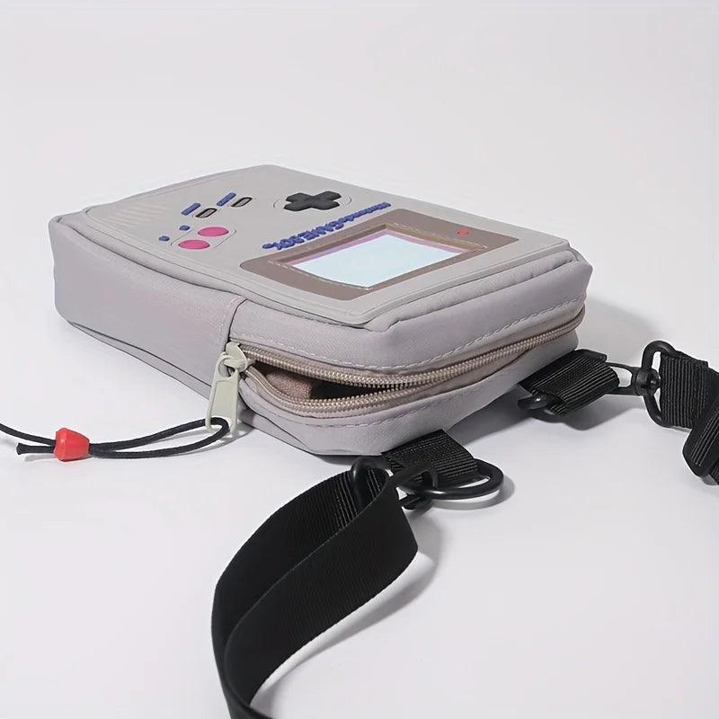 Game Console Crossbody Bag - Fun PU Leather Shoulder Bag for Women & Girls