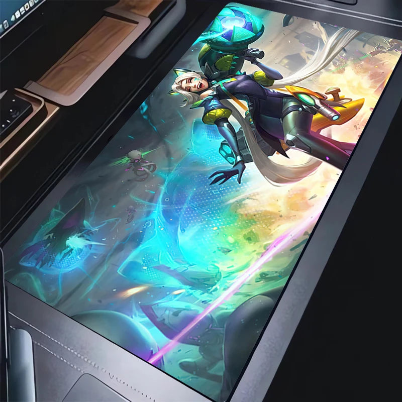 Jinx Arcane Gaming Mouse Pad – Large Graffiti Desk Mat for PC & Laptop