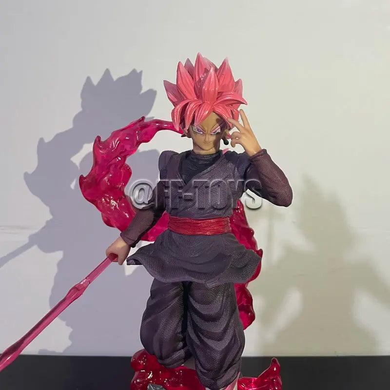 Zamasu & Black Goku Action Figure – Dragon Ball Z PVC Model with Illuminated Base